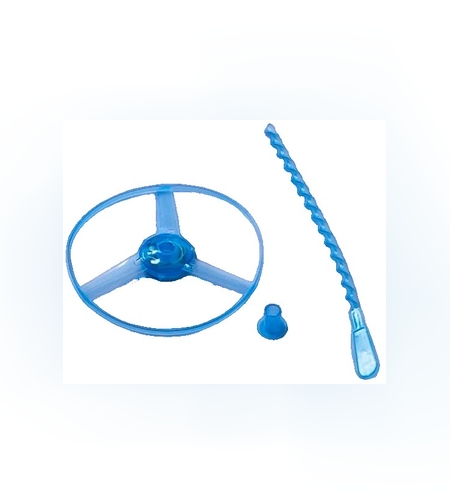 Jucarie Disc Zburator, Flippy, cu Lumini, Manual, din ABS, +14 Ani, Albastru