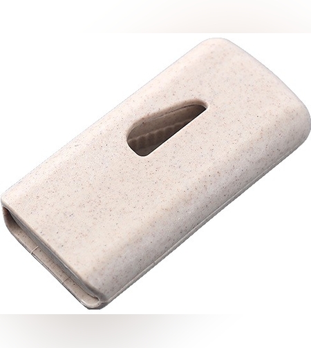 Dispozitiv taiere si depozitare medicamente, Flippy, Bej, Plastic, 8 x 4 x 1.8 cm