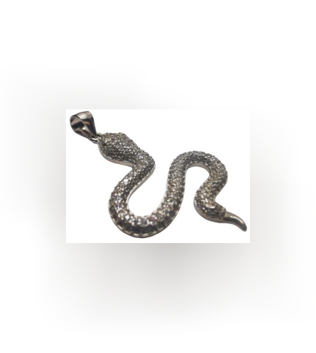 Pandantiv Argint 925 Sarpe cu Pietre