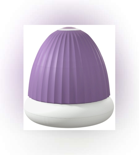 Aparat de Scame 2 in 1, Flippy, Curatare Haine si Lampa de Veghe, 3 Trepte, Incarcare Tip C, 4 W, 9 x 10 cm, Mov