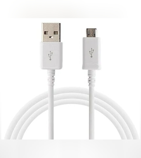 Cablu de date/Incarcare micro USB 1m Alb