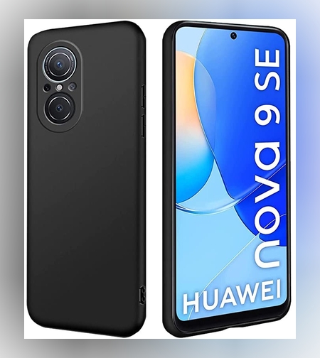 Husa Matte TPU pentru Huawei NOVA 9 SE, Flippy, Silicon Slim, Protectie Antisoc, Negru