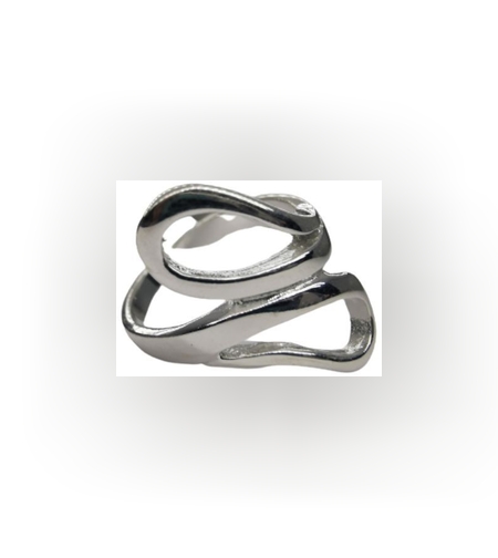 Inel, Jolie Silver, Argint 925 Sarpe Dublu M 57