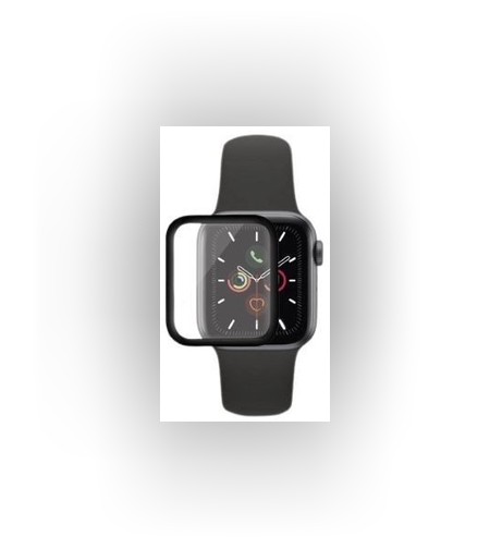 Folie Sticla Apple Watch Series 4/5 44 mm adeziv pe margine Negru
