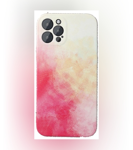 Husa protectie Flippy compatibila cu Apple iPhone 11 Tpu Ombre, Roz/Galben