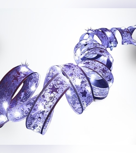 Panglică LED de Crăciun Flippy Aurie, lungime 20 m , 200 LED-uri, Baterii, Alb rece