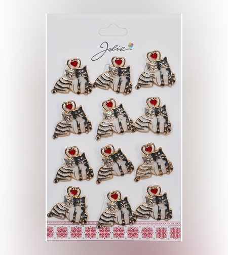 Set 12 Brose Martisor Primavara Cuplu Pisici