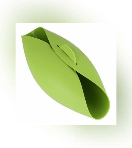 Tava de Copt pentru Cuptor, Flippy, pentru Paine, Peste, Legume, din Silicon, Pliabila, Multifunctionala, Forma pentru Preparare si Gatiere, 24.5x9 cm, Verde