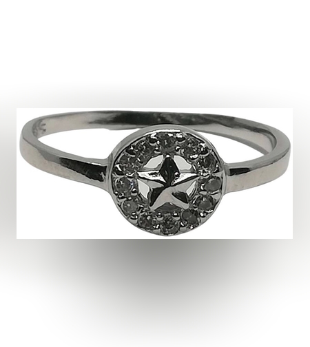 Inel Argint 925, Steluta in Cerc M43