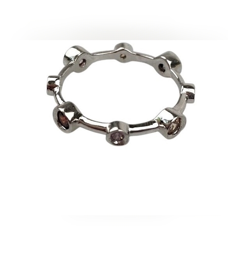 Inel Argint 925, Circular cu Pietre Colorate M 58