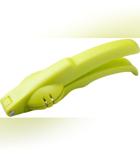 Dispozitiv de spart nuci si castane Flippy, ABS si otel, 17.5 x 5.5 x 5 cm, usor de utilizat, verde