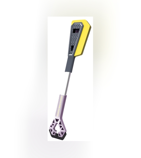 Racleta Auto pentru Zapada cu Doua Capete, Flippy, Universala, Deszapezire Masina, cu Maner, Ergonomica, Detasabila, pentru Geamuri si Caroserie, Usor de Utilizat, 61x12.5 cm, Mov