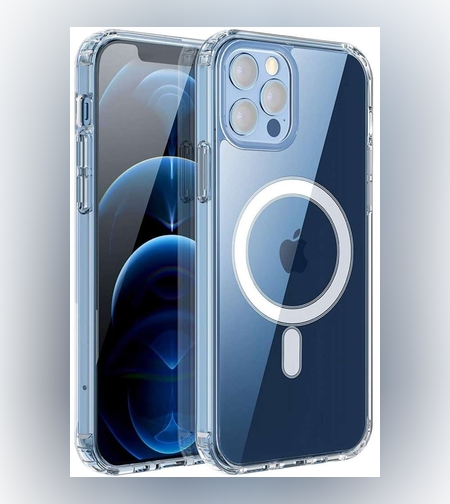 Husa protectie Flippy compatibila cu Apple iPhone 12 Mini Mag Safe Silicone Transparent