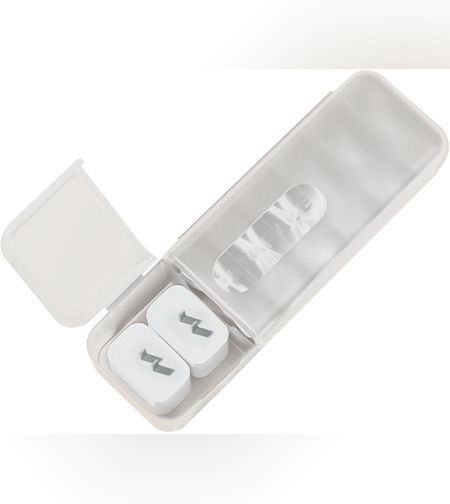 Cutie Organizatoare pentru Cabluri, Flippy, din Plastic, 28 x 9 x 6 cm, Alb