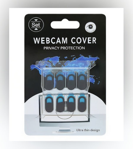 Set protectii camera, Flippy, 8 buc, negru