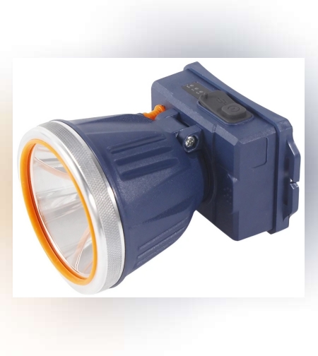 Lanterna LED de Montat pe Cap, Flippy, cu Raza Lunga de Zoom, Reincarcabila USB, Far Telescopic, Rezistent la Apa, Reglabil, pentru Pescuit in Aer Liber, Camping, Lumina Puternica, Lanterna, 10.5x8x6.5 cm, Albastru