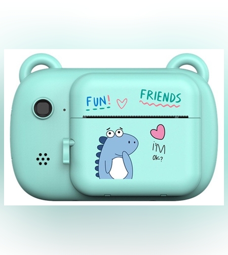 Set Camera Instantanee pentru Copii, Flippy, Camera Selfie, Ecran HD 2.4