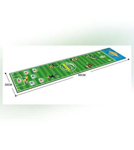 Joc Interactiv, Flippy, Covor de Fotbal 90 x 20 cm, 1-4 Jucatori, +5 Ani, 6 Mingi Incluse, Verde
