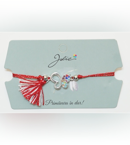 Martisor Bratara Ciucure cu Pandantiv, Model 15