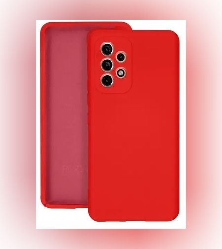 Husa protectie Flippy pentru Samsung A53 5G Liquid Silicone Rosu