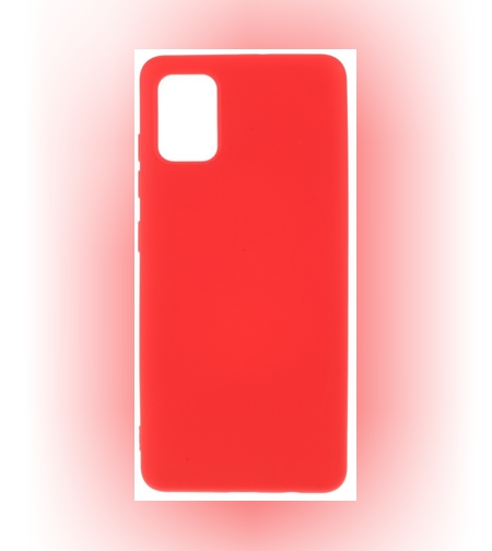 Husa protectie compatibila cu Samsung A51 Liquid Silicone Case Rosu