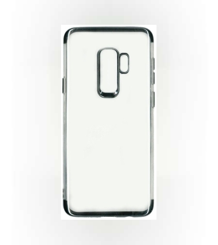 Husa Samsung Galaxy S9 Transparent cu Margini Negre