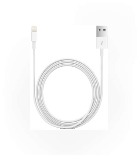 Cablu Date Flippy, compatibil cu iPhone, 2A, 1 m, WUW-X83, Blister, Alb