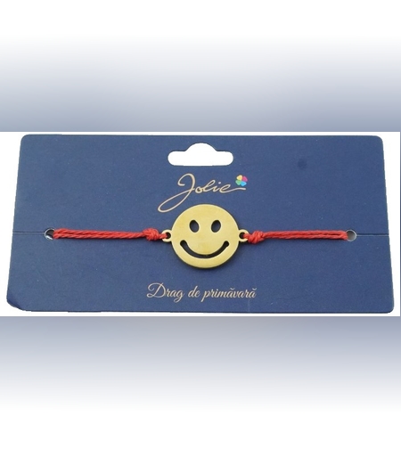 Bratara Aurie Inox Smiley Face
