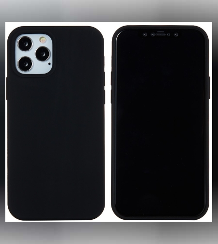 Husa protectie compatibila cu Huawei P40 Lite E Liquid Silicone Case Negru