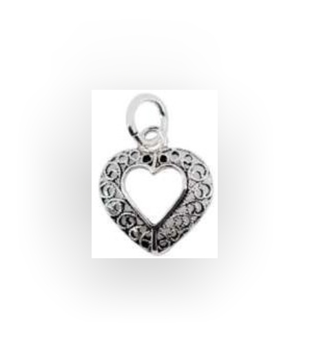 Pandantiv din Argint 925 Inima Filigran