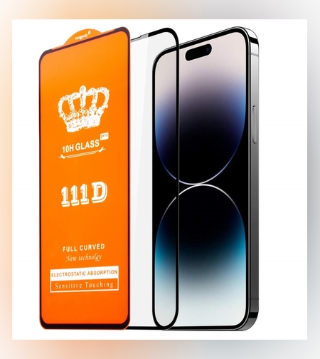 Folie Sticla Securizata pentru iPhone 16, Flippy, Sticla de Protectie Compatibila cu Apple iPhone 16, Full Cover 111D, HD, Margini Negre, Transparenta