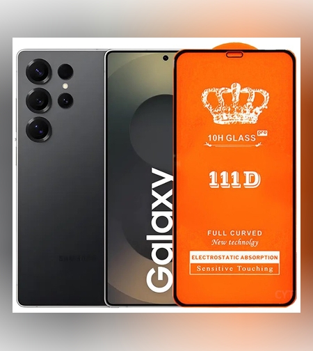 Folie Securizata pentru Samsung Galaxy S25 Ultra, Flippy, Sticla de Protectie Compatibila cu Samsung Galaxy S25 Ultra, Full Cover Series 111D, 10H GLASS, Margini Negre, Transparent