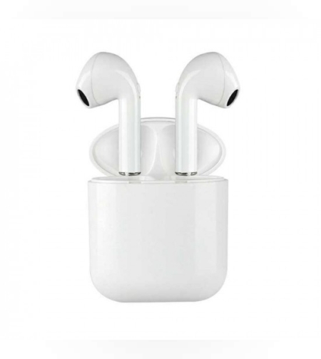 Casti Wireless Bluetooth MKJ-I9 Earbuds Flippy, Alb