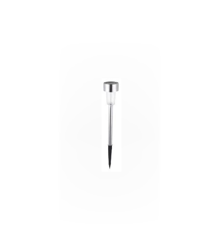 Lampa solara Led decorativa pentru gradina, Argintie, Flippy, Lumina Alb Cald