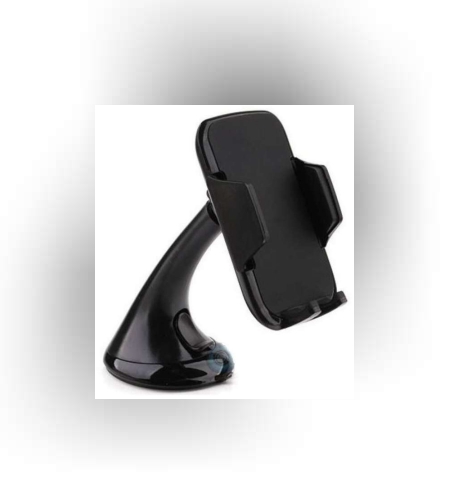 Suport auto pentru telefon BK18-C Flippy, Negru