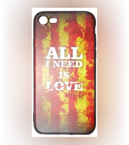 Husa Apple iPhone 7 Multicolor Mesaj Love