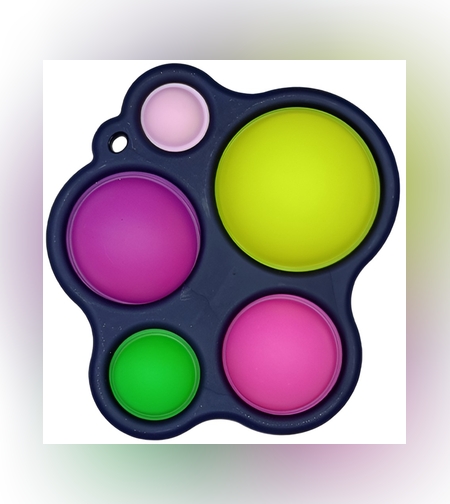 Jucarie Antistres Flippy - Fidget Toy, Simple Dimple, Negru