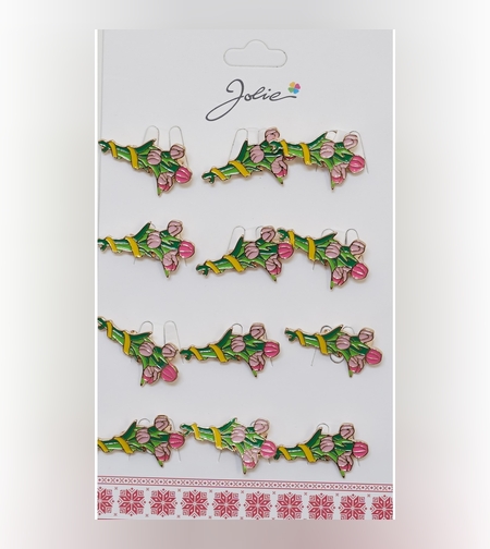 Set 12 Brose Martisor Buchet de Lalele