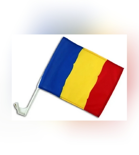 Set 1000 Steaguri Tricolor Auto, Flippy, 45 cm x 30 cm, Stegulet, Drapel