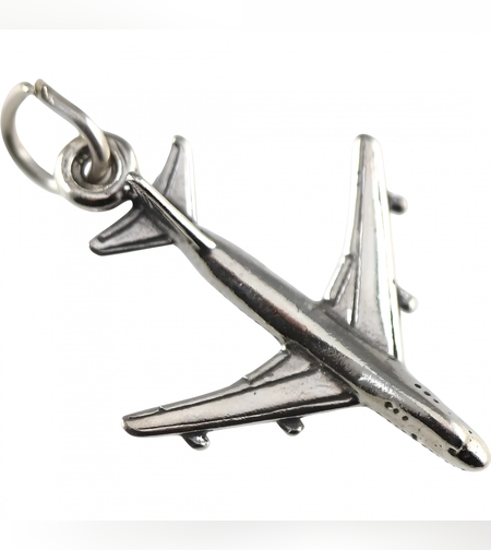 Pandantiv, Jolie Silver, Argint 925, Model Avion, 25 x 20 mm, 1.2 g