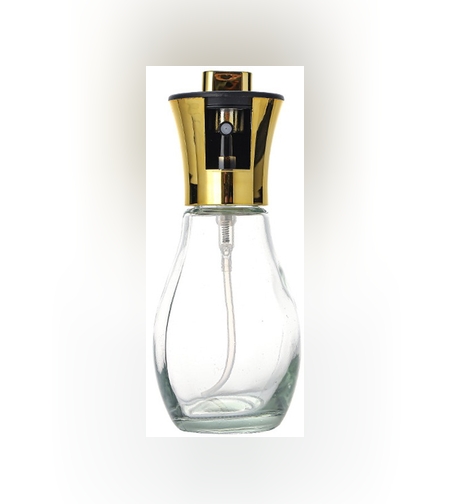 Sticla de ulei cu Pulverizator, Flippy, Sticla pentru Lichide de Bucatarie, Otet, Sos, 16.7 x 5.2 cm, Volum 200 ml, Gold