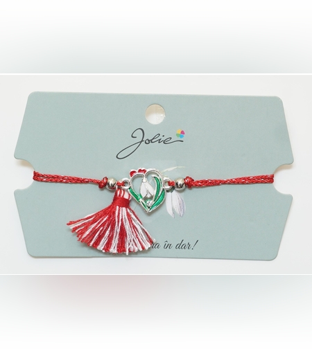 Martisor Bratara Ciucure cu Pandantiv, Model 23