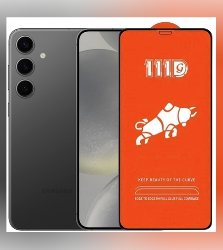 Folie Sticla Securizata pentru Samsung Galaxy S24 Plus 5G, Flippy, Sticla de Protectie Compatibila cu Samsung Galaxy S24 Plus 5G, Full Cover 111D, HD, Margini Negre, Transparenta