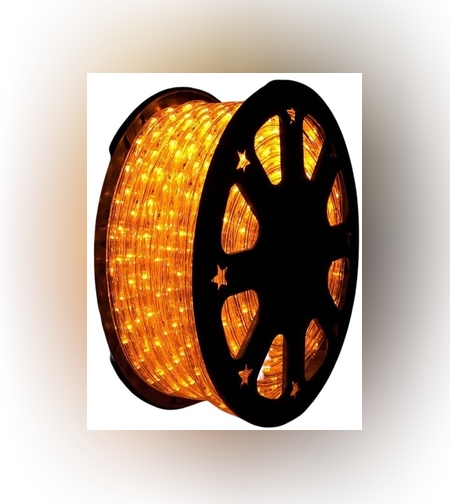 Instalatie Craciun, 40 m, 960 Led-uri ,Furtun Luminos, Alb cald, 8 jocuri de lumini, Transformator, Sectionabila, 220 V, Flippy