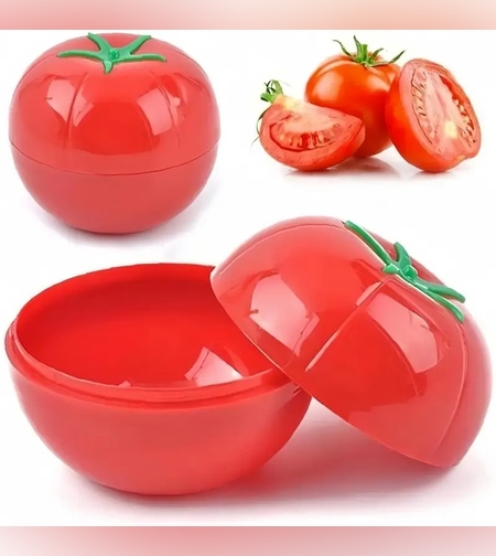 Cutie de depozitare si pastrare a alimentelor, Plastic, Flippy, Model Rosie, 10x10x8.5 cm, Rosie