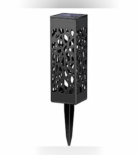 Lampa solara LED Flippy, tip felinar, pentru gradina, inaltime 28.5 cm, putere 0.2W, 1.2V, 600mAh, alb cald