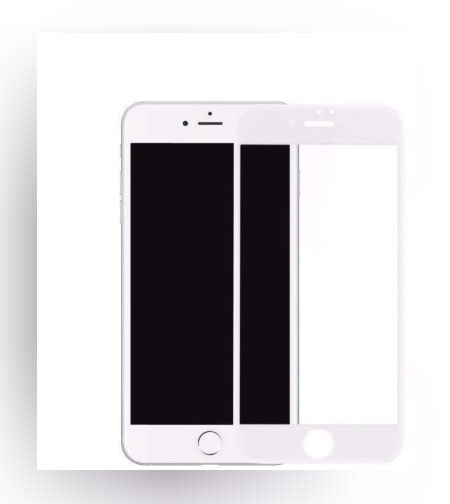 Folie Sticla Apple iPhone 6 Plus Flippy® 4D/5D Alb