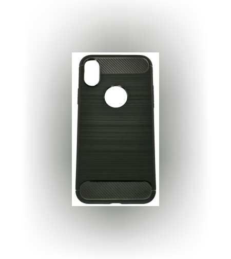 Husa Apple iPhone X Tpu, carbon, Negru