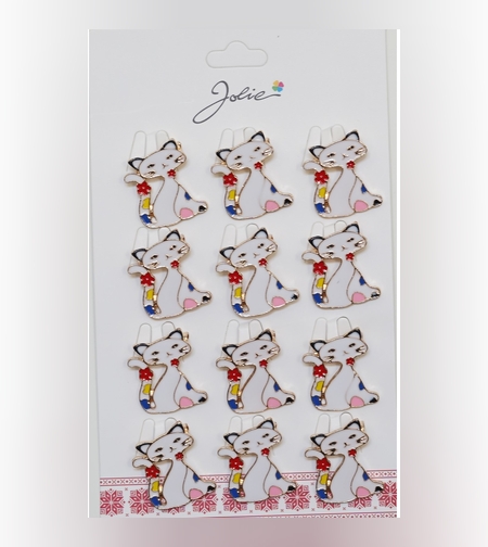 Set 12 Brose Martisor pentru Copii Pisica