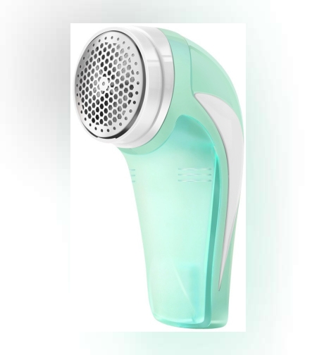 Aparat Pentru Curatat Scame, Par Si Praf, Flippy, Pentru Diferite Tipuri De Material, Cu Lame Din Otel Inoxidabil, Incarcare Prin USB Type-C, Cu Perie De Curatare si Cablu USB Incluse, 13.5x9 cm, Verde